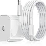 DR VAKU® 20W Charger Adapter L Cable Combo Compatible with 14/14Plus/14Pro/14 Pro max/iPhone 13/13 Pro/13 Pro max 12/12 Pro/11/X/Xr- White