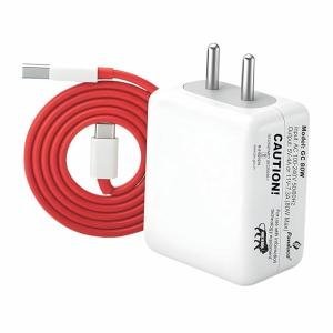 80W Super VOOC Fast Charger with USB-C Cable, Faster Charging, Brand: Pandaco